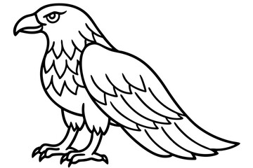 Fototapeta premium Elegant Eagle Stroke