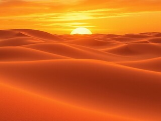 Desert Sunset Landscape
