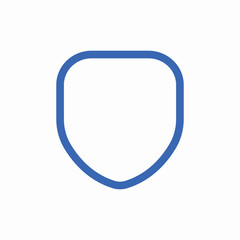 Shield protection security icon vector sign