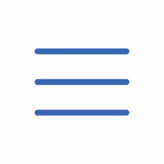 Obraz premium Menu list options icon vector sign