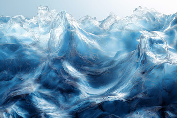 Obraz premium Deep sea blue water texture wallpaper background