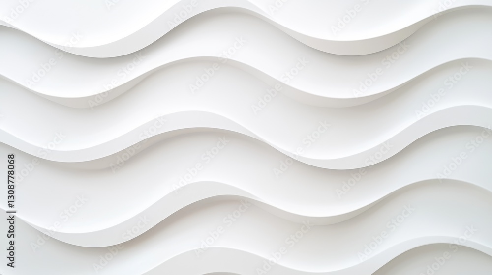 Aufkleber seamless white wavy texture creating a modern, abstract background for creative design projects in g