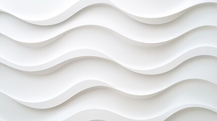 Obraz premium Seamless white wavy texture creating a modern, abstract background for creative design projects in graphic resources.