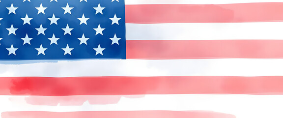 Obraz premium Celebrating patriotism american flag symbolism usa art piece vibrant colors close-up national identity
