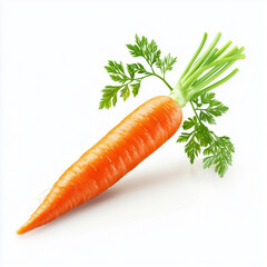 carrot on white background