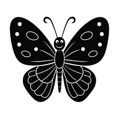 butterfly on white background