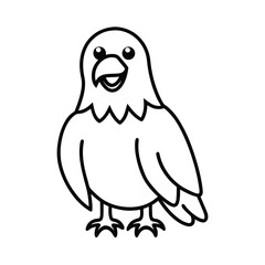 vector illustration of a bird