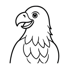 vector illustration of an eagle