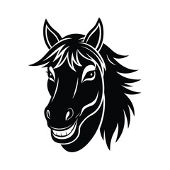 horse head silhouette