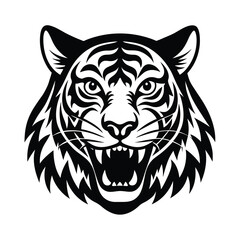 Obraz premium vector illustration of a tiger