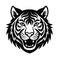 Obraz premium tiger head vector