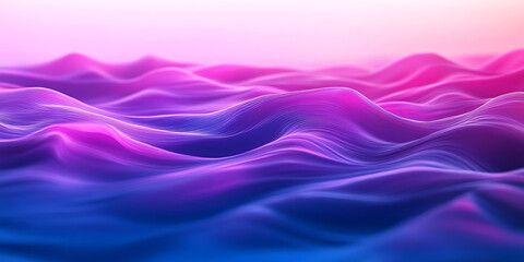 Fototapeta premium Gradient Wavy Wallpaper - 8K Super Resolution Background