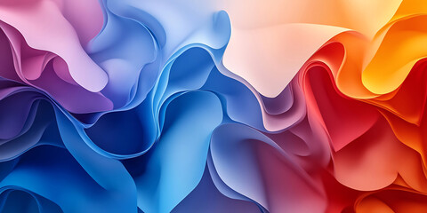 Obraz premium Realistic Paper-Style Abstract Ornamental Wallpaper for Interior Design, Elegant Decor, or Luxury Branding