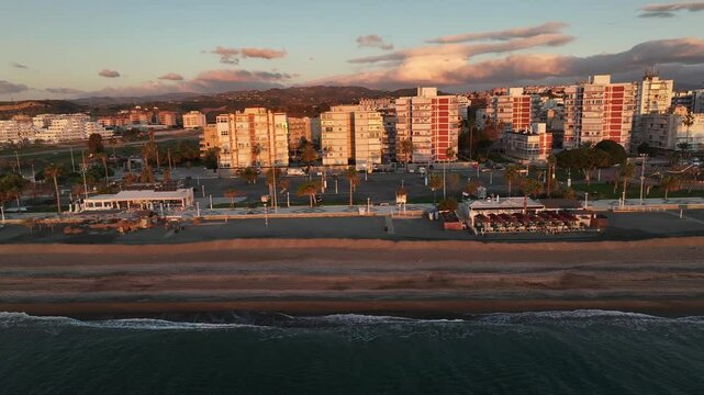 Faro de Torre del Mar de Velez-Malaga en Andalucia, Espa&ntilde;a