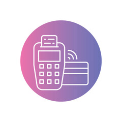 Contactless Payment icon vector stock illustration