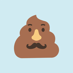 Fake poop icon embodies prank humor, perfect for April Fool's Day designs, joke-themed content, gag gifts, and playful trick visuals.