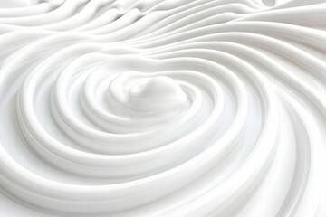 Swirling Cream Texture Abstract Background for Food Packaging or Website Design