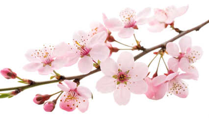 PNG Flower blossom plant white. Generated with AI