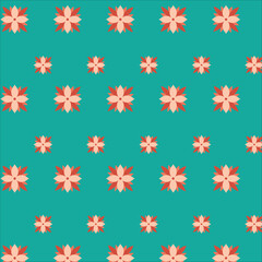 seamless pattern with flowers