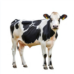 Fototapeta premium cow isolated on white