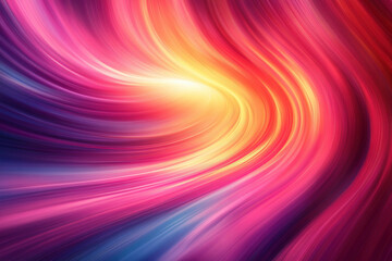 Obraz premium A dynamic representation of speed with blurred lines and vibrant colors.