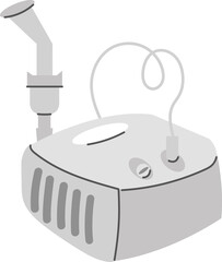 Steam Inhaler Device Illustration