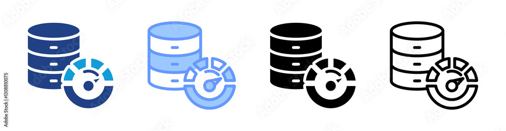 Aufkleber velocity icon set multiple style collection
