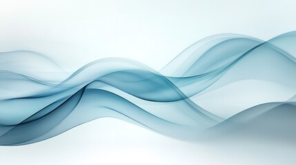 Fototapeta premium Cool ice blue and grey gradient, minimalistic and sleek with fluid swirls