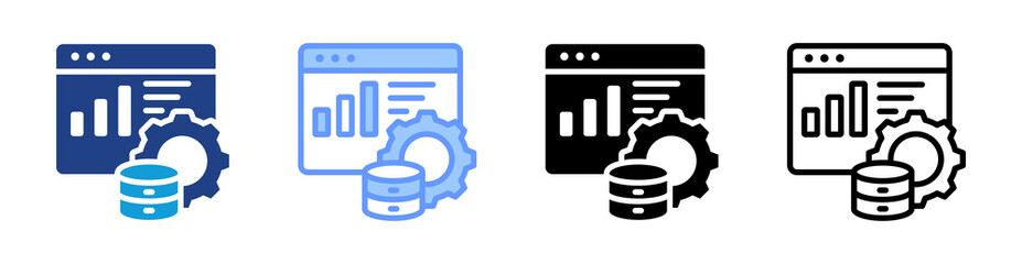 Data Driven icon set multiple style collection