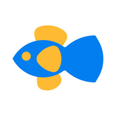 fish flat style