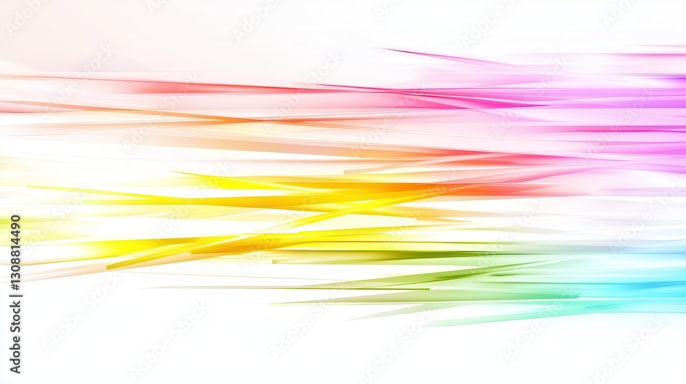 Poster vibrant abstract background with colorful streaks and soft blurred effect