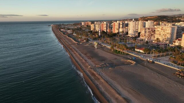 Faro de Torre del Mar de Velez-Malaga en Andalucia, Espa&ntilde;a