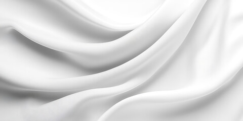 Fototapeta premium Minimalist White Fabric Wallpaper Background for Interior Design, Branding, or Digital Art Projects