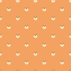 Cute Bear Vector Seamless Pattern Digital Paper – Adorable Cartoon Teddy Bears Background, Kids Nursery Animal Print, Hand-Drawn Forest Wildlife Design for Scrapbooking, Fabric, Wallpaper, and Crafts