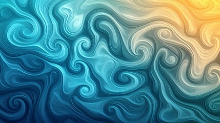 Cool sky blue and teal gradient, light and calming with subtle swirls