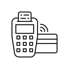 Contactless Payment icon vector stock illustration