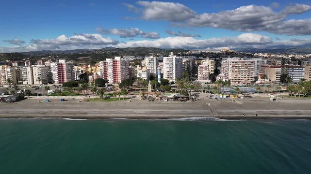 Faro de Torre del Mar de Velez-Malaga en Andalucia, Espa&ntilde;a