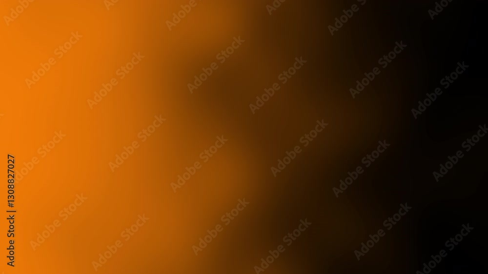 Aufkleber abstract gradient motion background with smooth texture in orange and black hues for creative design