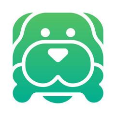 bulldog bite gradient style