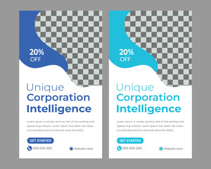  corporate facebook and Instagram story template
