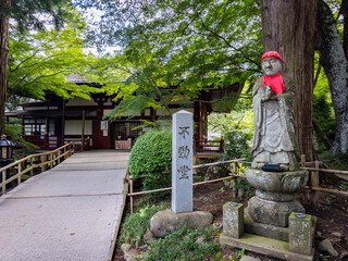 Chuson-ji temple in Hiraizumi, Nishiiwai District, Iwate, Japan