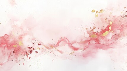 Obraz premium Chinese style ink wash flower painting