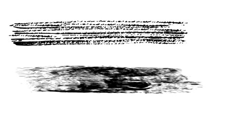 Ink Stroke. Black Brush Stroke modern arts