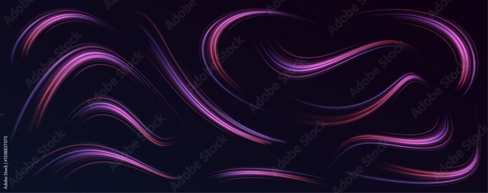 Aufkleber concept of leading in business, hi tech products, warp speed wormhole science vector design. horizon