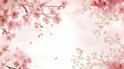 Fototapeta premium Chinese style ink wash flower painting