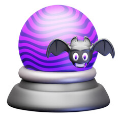 Crystal Ball 3D Illustration