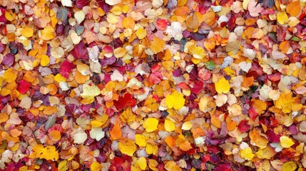 Autumn Leaves Carpet: A Colorful Fall Scene