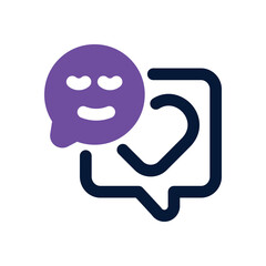 reaction dual tone icon. Sleek and modern vector icon for websites, mobile apps, marketing materials, and corporate design. Fully scalable and ready to use.