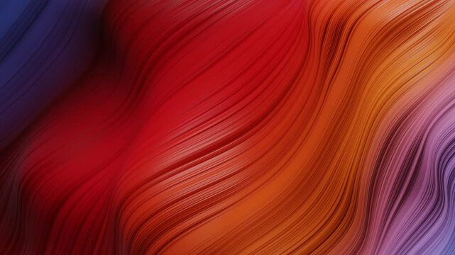 Multicolored flag, gradient fabric fluttering in the wind