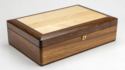 Elegant Wooden Box with Smooth Finish and Unique Design for Storage and Display